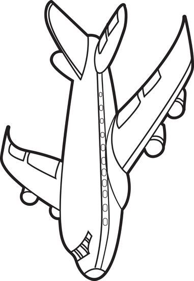 31 High-Flying Airplane Coloring Pages Printable 15