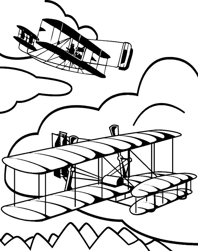 high flying airplane coloring pages printable jpg