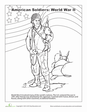 31 Historic World War 2 Coloring Pages Printable 4