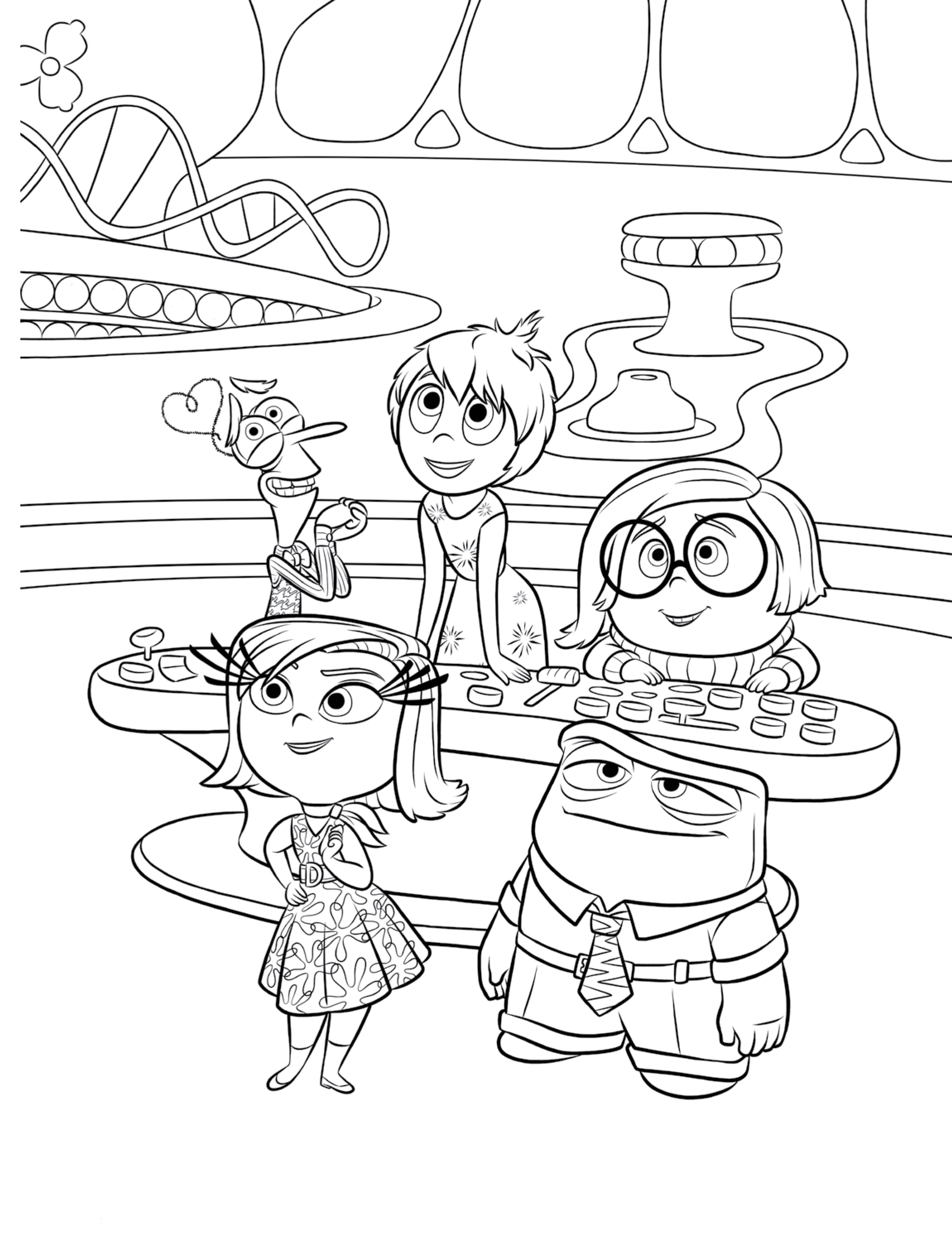 31 Inside Out Coloring Pages Printable 1