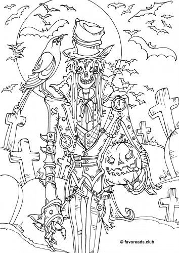 spooky skeleton coloring pages for kids printable jpg