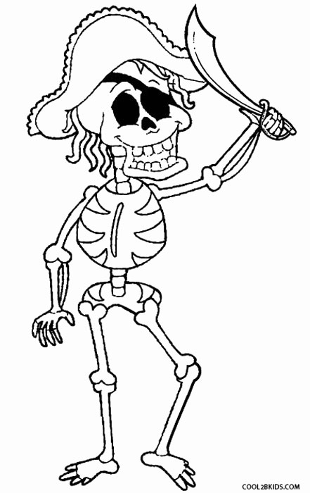 31 Spooky Skeleton Coloring Pages for Kids Printable 28