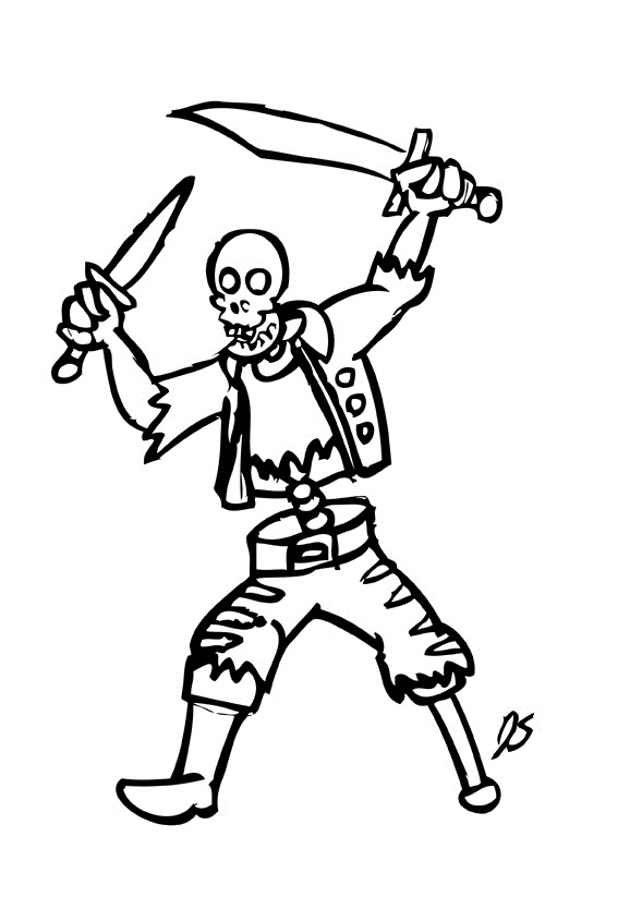 31 Spooky Skeleton Coloring Pages for Kids Printable 31