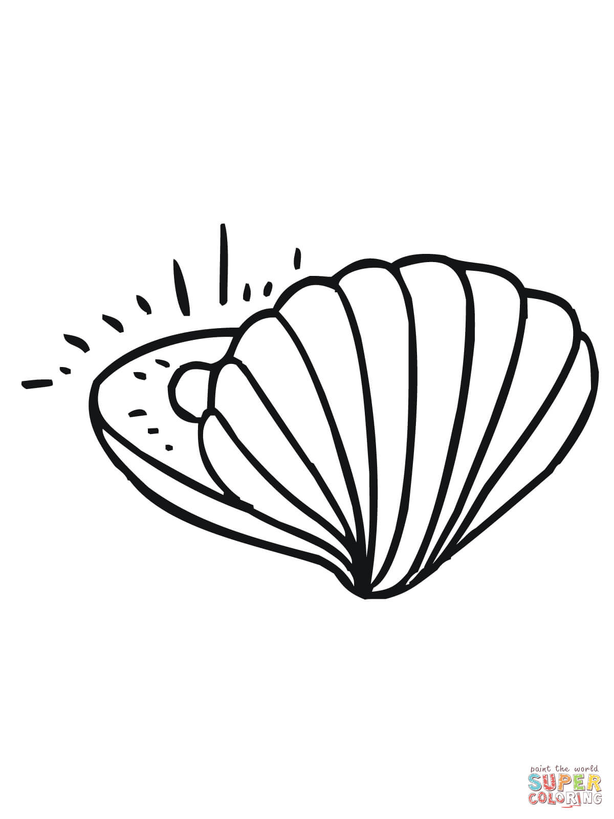 31 Unique Clam Coloring Pages Printable 26