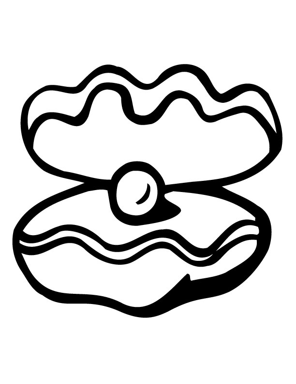 unique clam coloring pages printable jpg