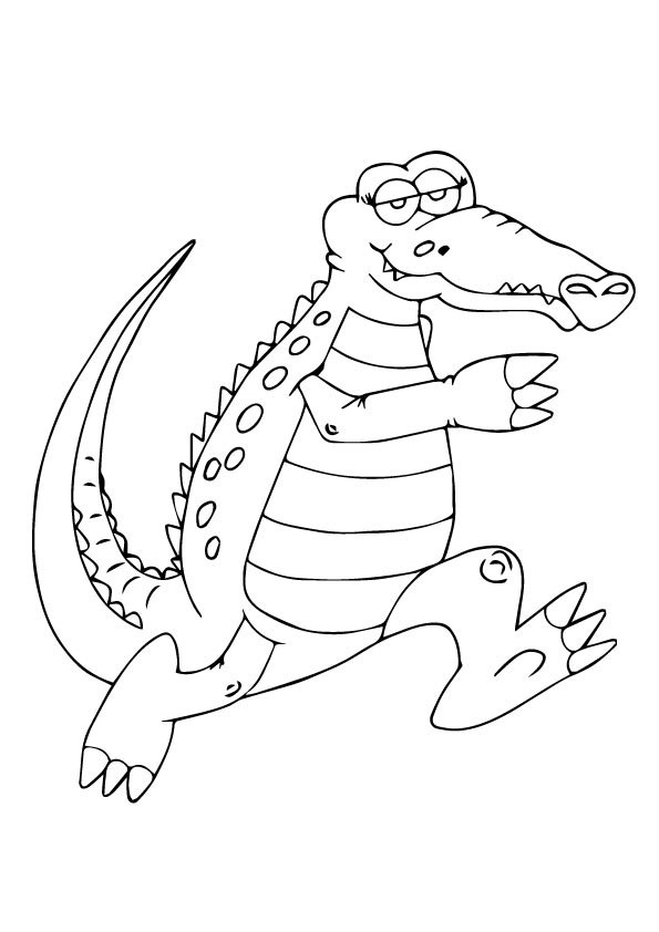 32 Alligator Coloring Pages PDF Printable 19