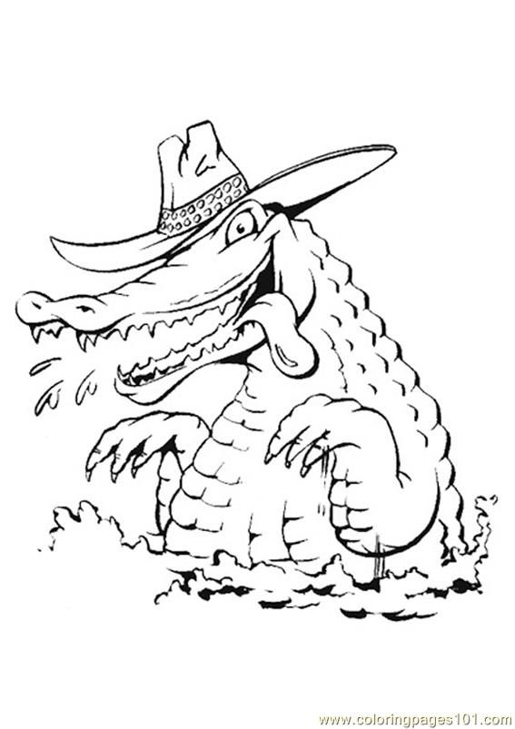 32 Alligator Coloring Pages PDF Printable 21