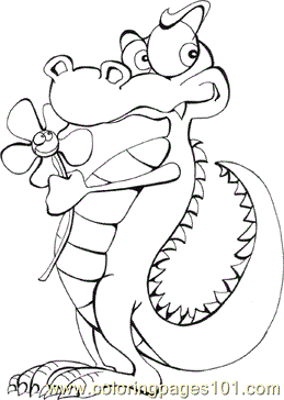 32 Alligator Coloring Pages PDF Printable 24