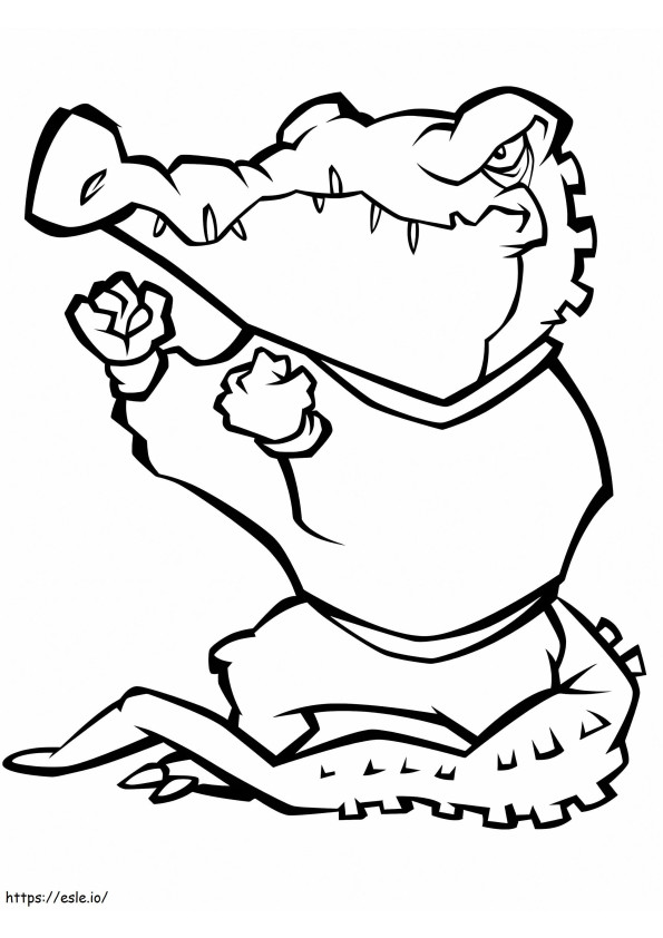 32 Alligator Coloring Pages PDF Printable 35