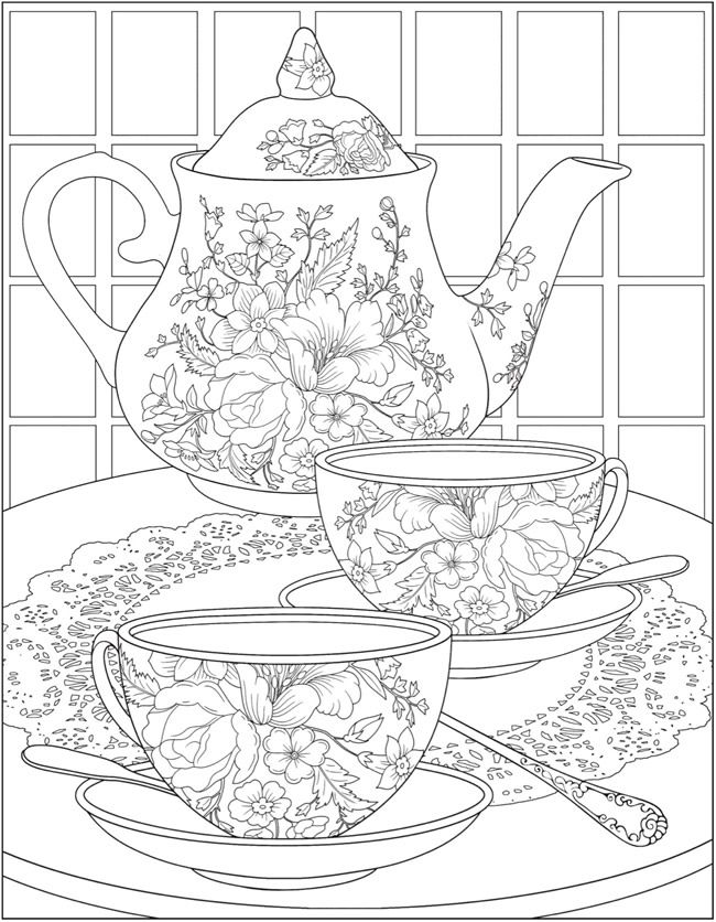 charming teapot coloring pages printable jpg