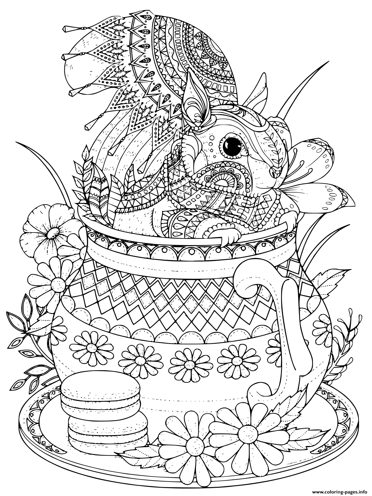 32 Charming Teapot Coloring Pages Printable 33