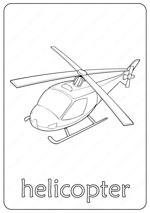 32 Cool Helicopters Coloring Pages Printable 10