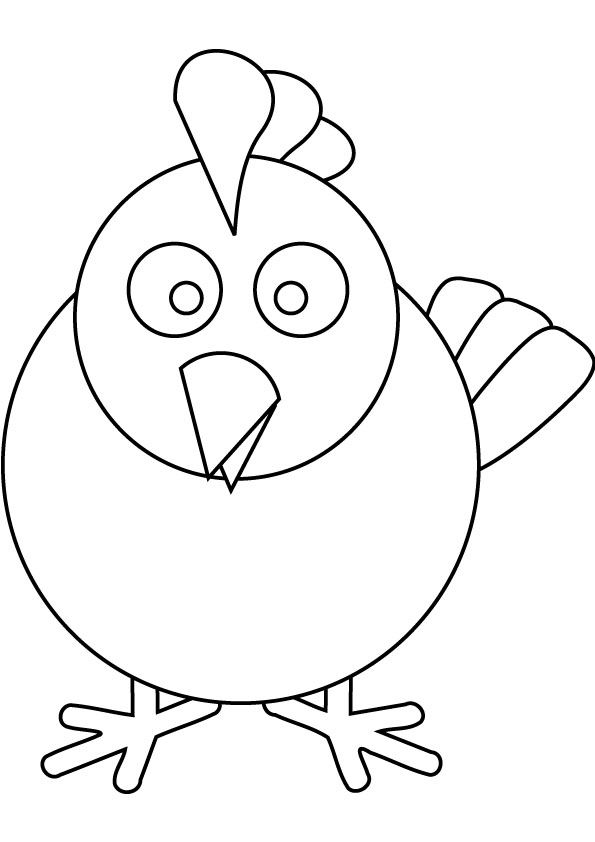 cute chicken coloring pages printable jpg