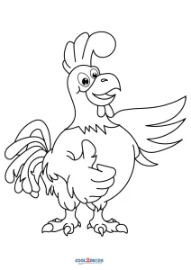 32 Cute Chicken Coloring Pages Printable 16