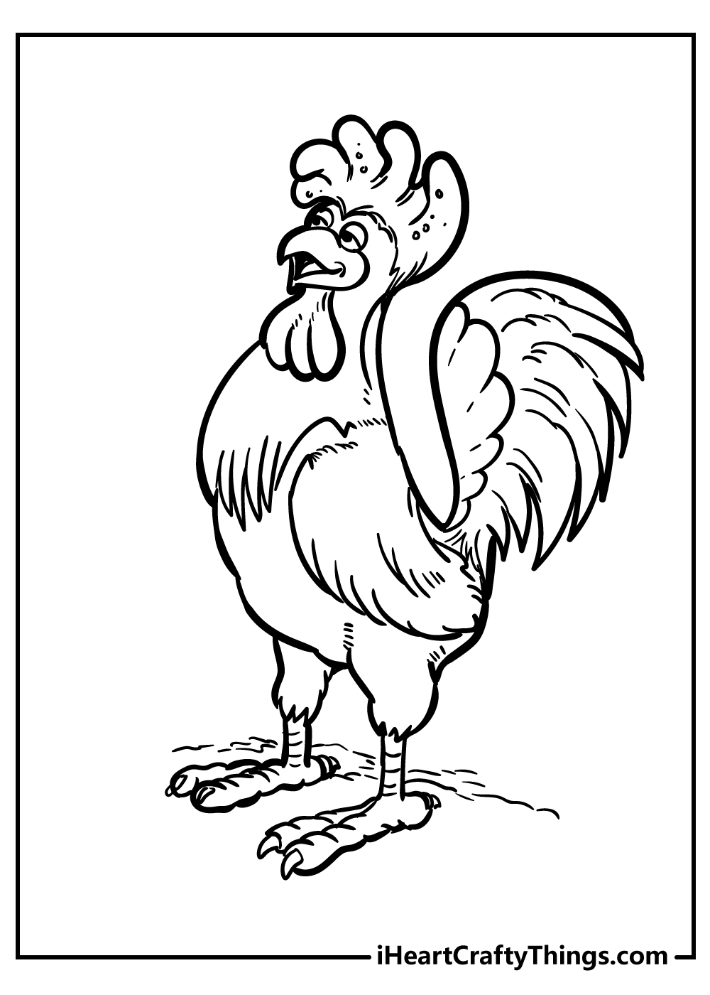 32 Cute Chicken Coloring Pages Printable 19