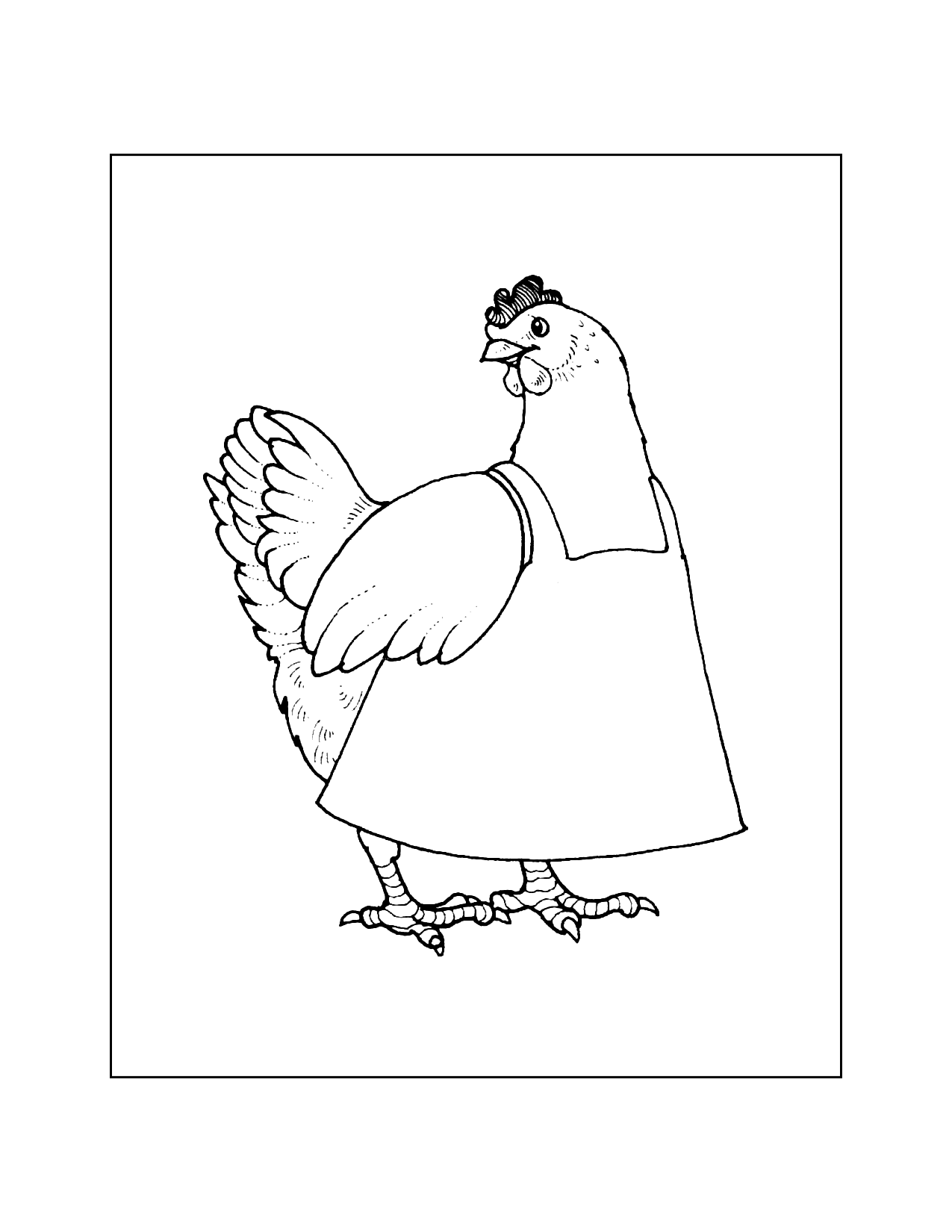 32 Cute Chicken Coloring Pages Printable 21