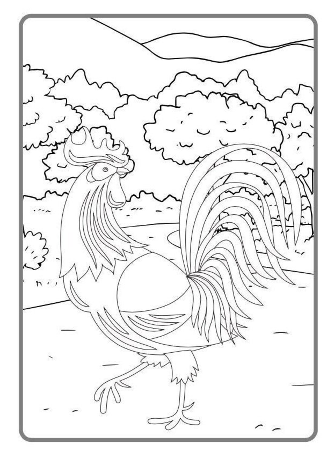 32 Cute Chicken Coloring Pages Printable 23