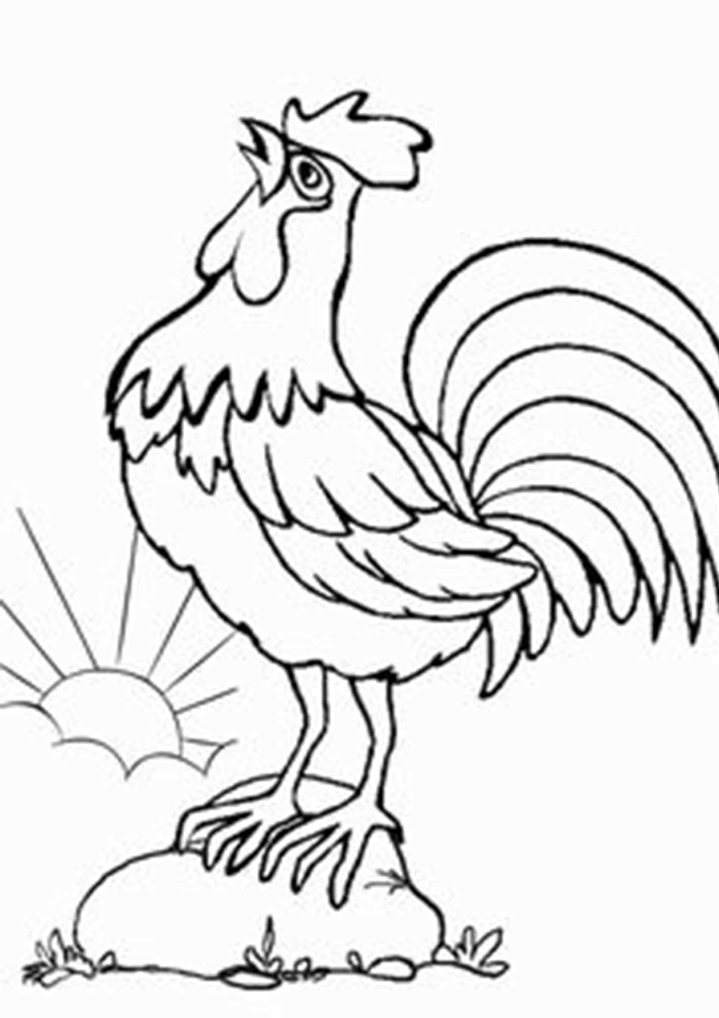 32 Cute Chicken Coloring Pages Printable 34