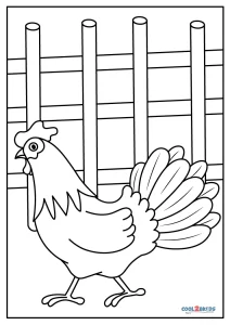 cute chicken coloring pages printable jpg