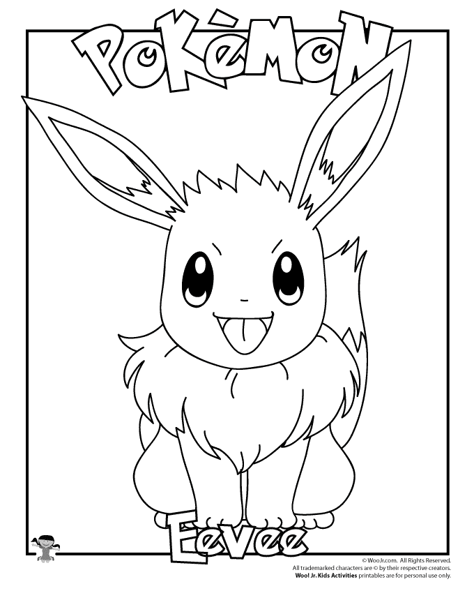 eevee coloring pages printable jpg