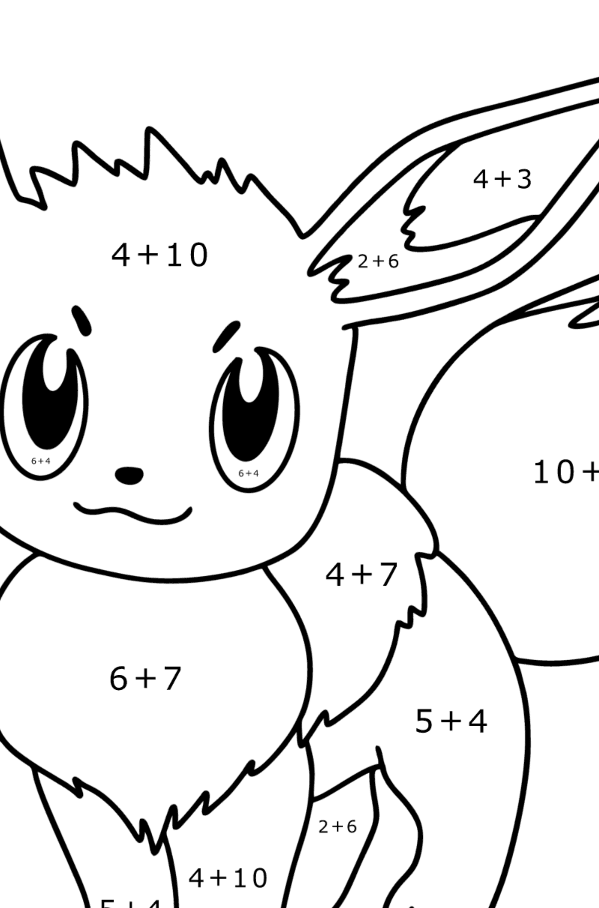 eevee coloring pages printable jpg