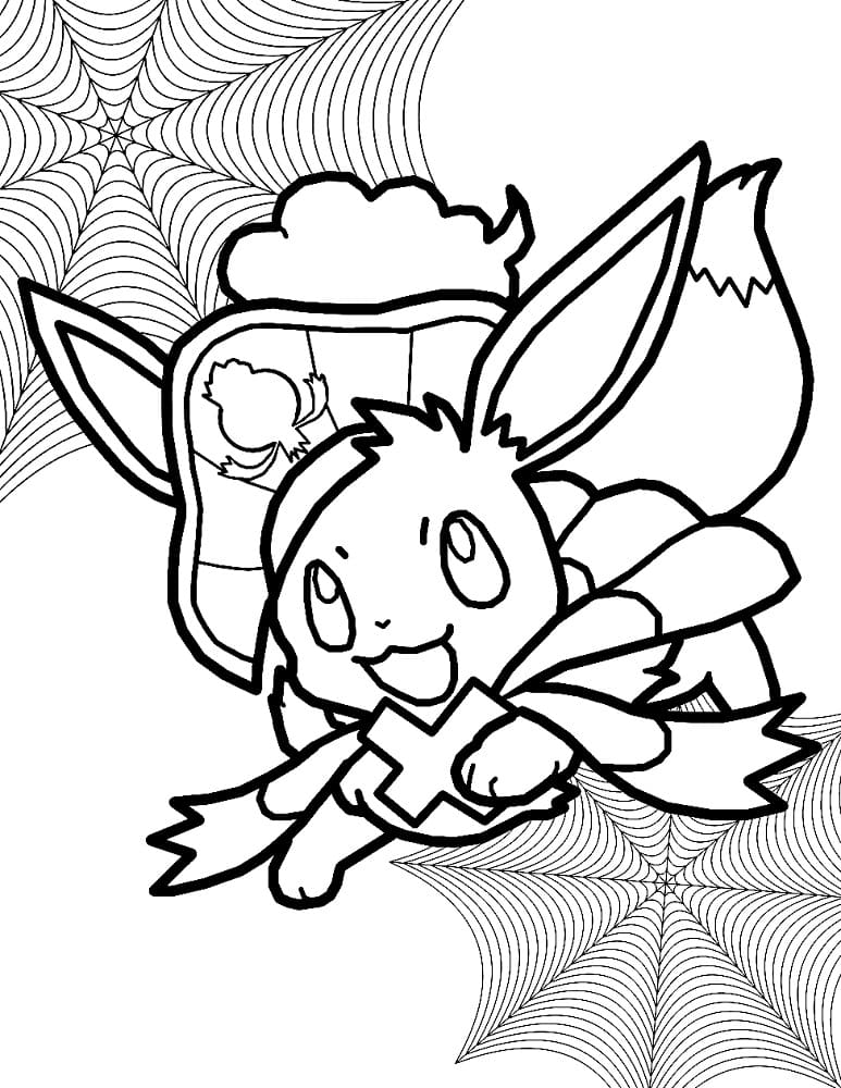 32 Eevee Coloring Pages Printable 18