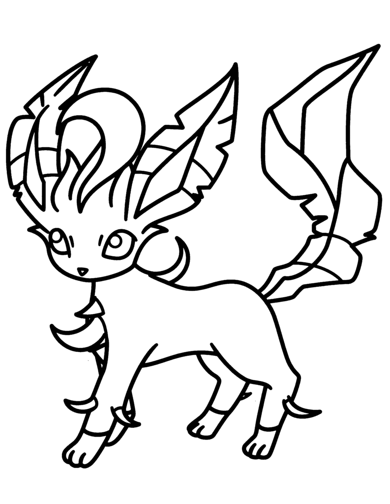 eevee coloring pages printable jpg