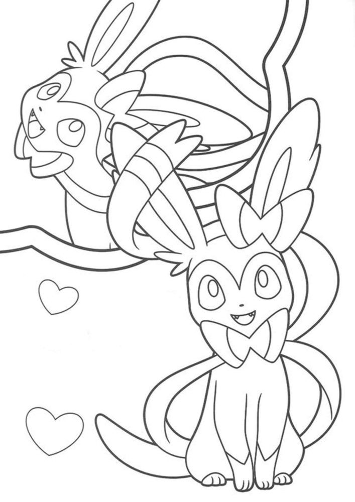 eevee coloring pages printable jpg