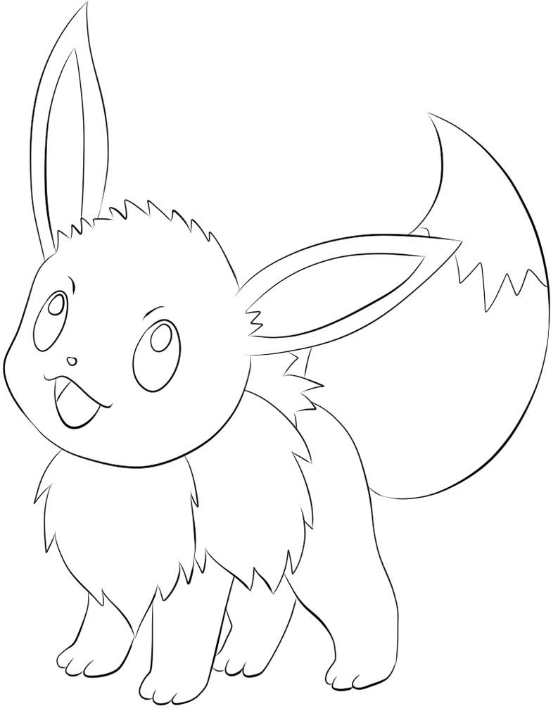 32 Eevee Coloring Pages Printable 27