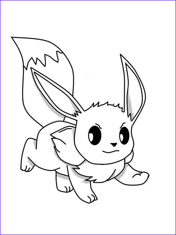 32 Eevee Coloring Pages Printable 3