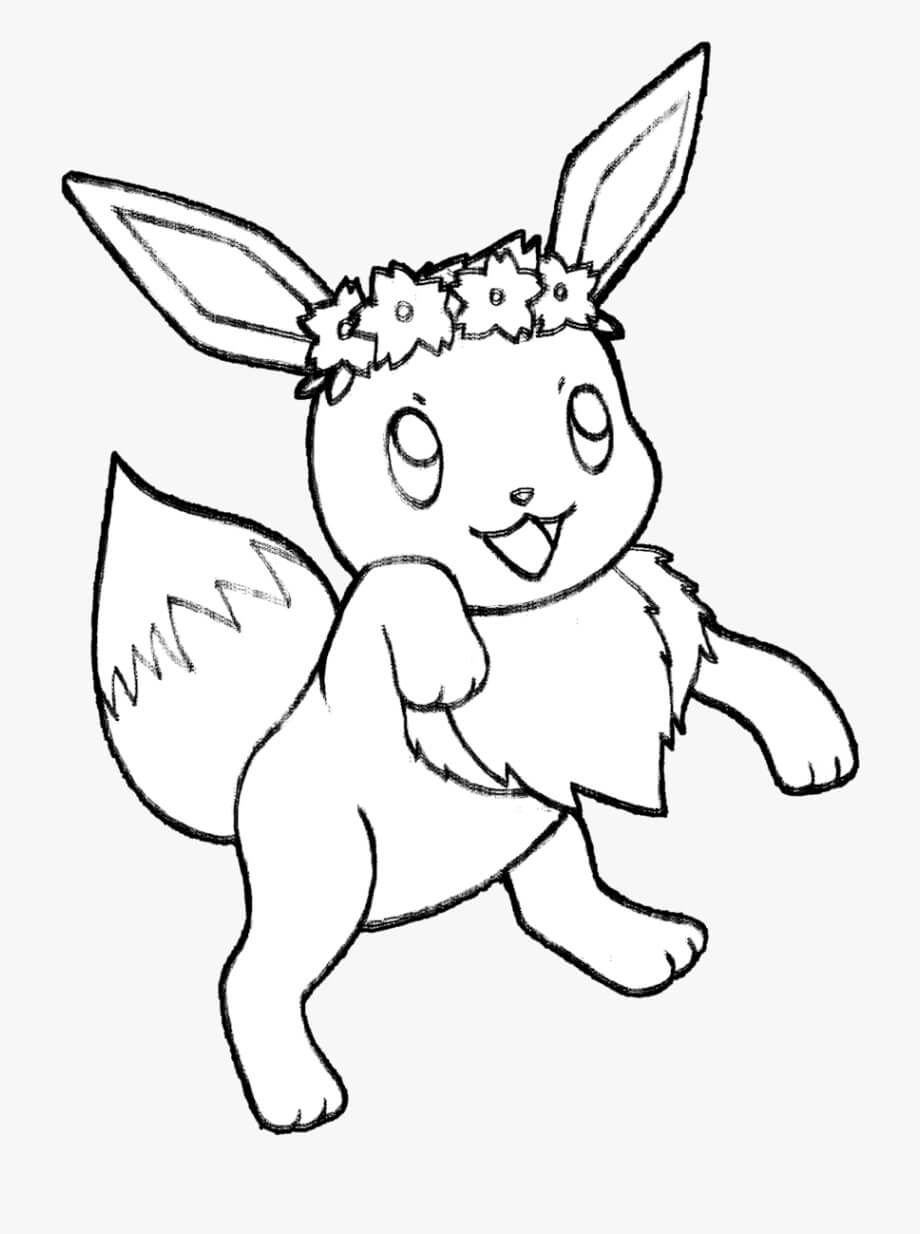 32 Eevee Coloring Pages Printable 30