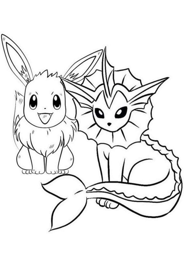 eevee coloring pages printable jpg