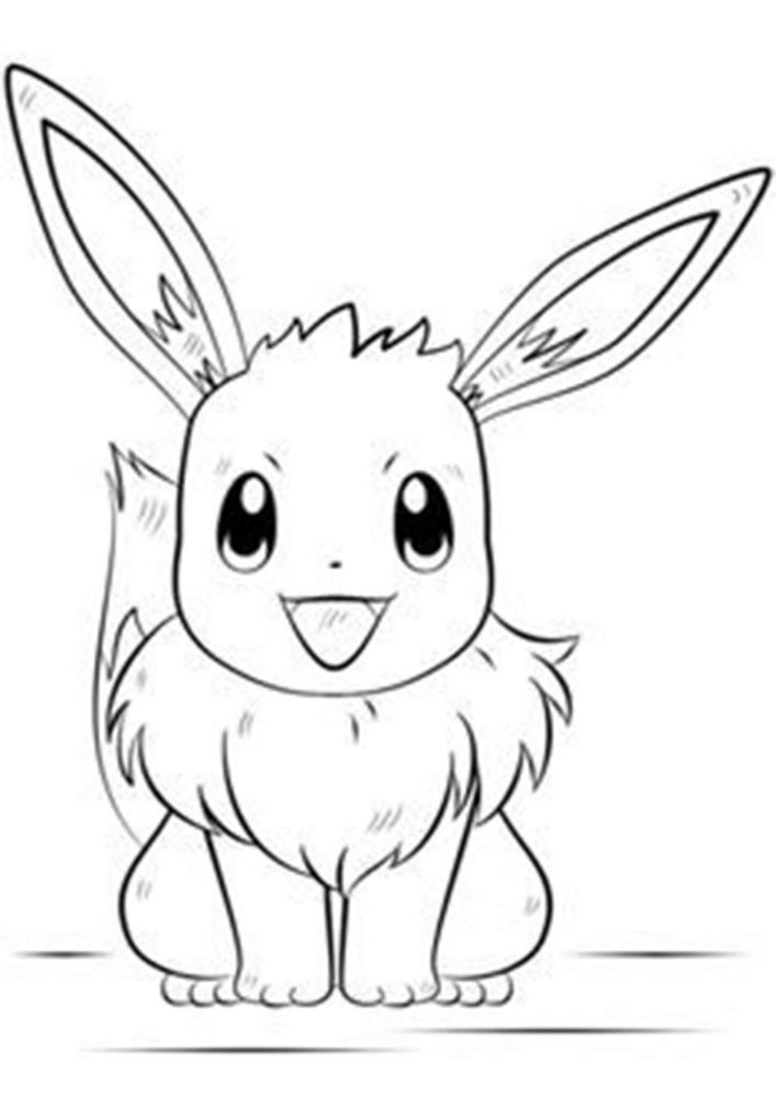 32 Eevee Coloring Pages Printable 33