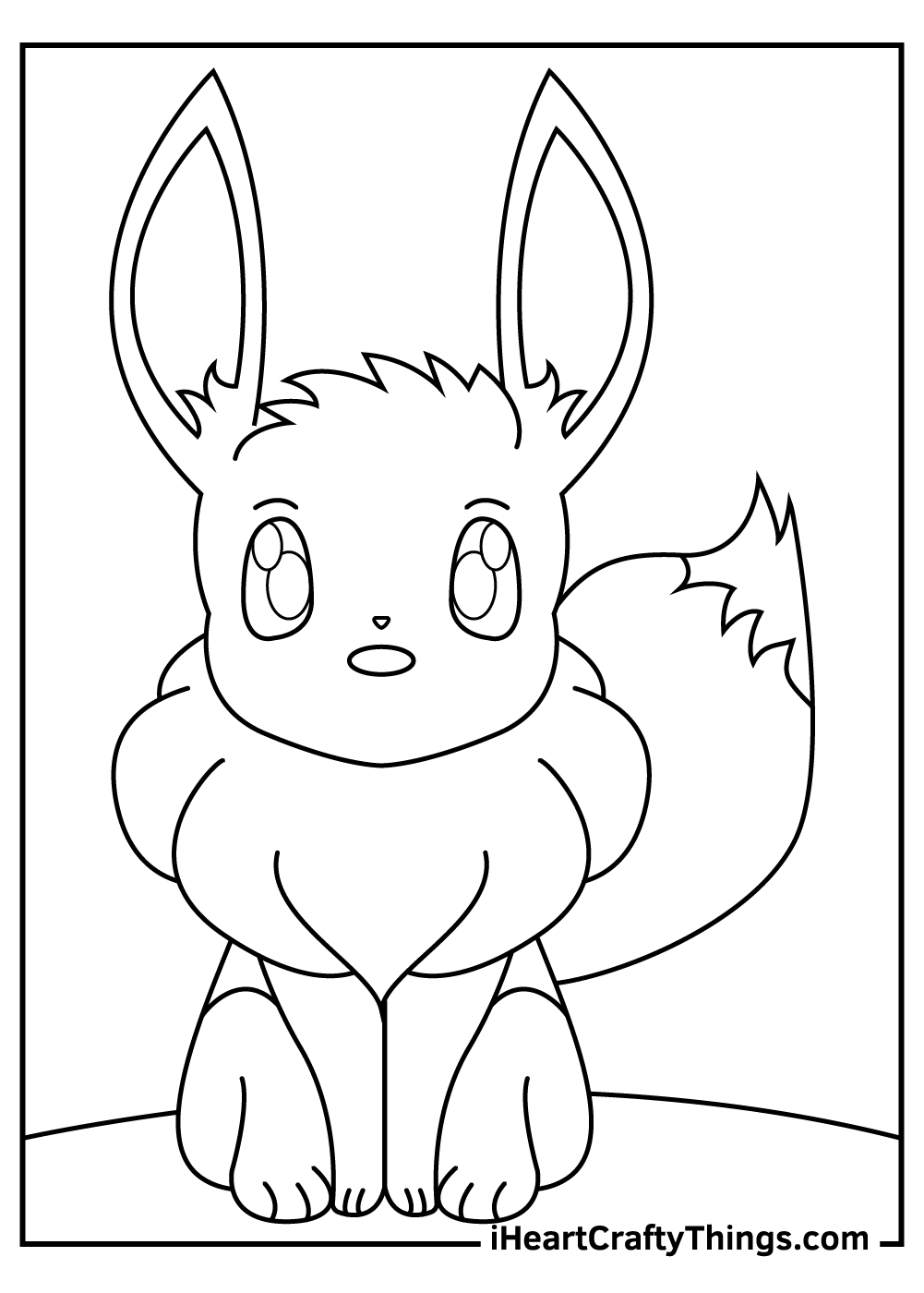 32 Eevee Coloring Pages Printable 8