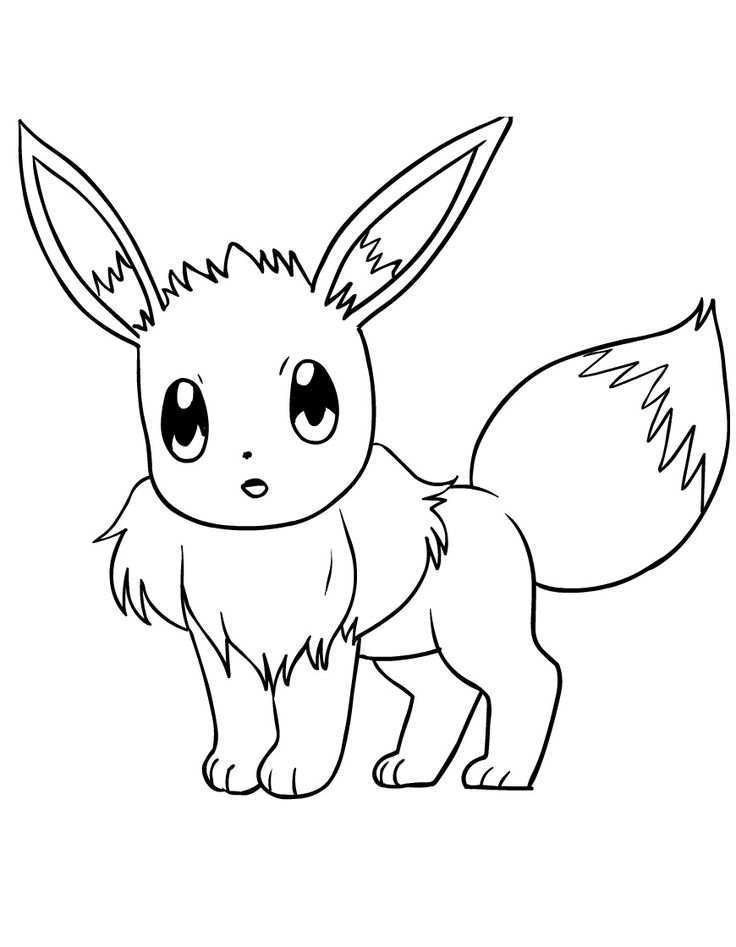 32 Eevee Coloring Pages Printable 9