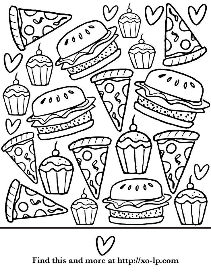 32 Fall Food Coloring Pages Printable 17