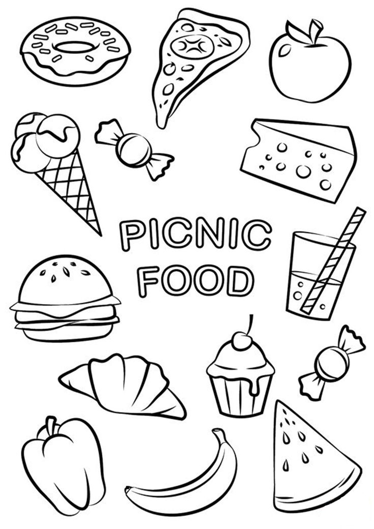 32 Fall Food Coloring Pages Printable 26