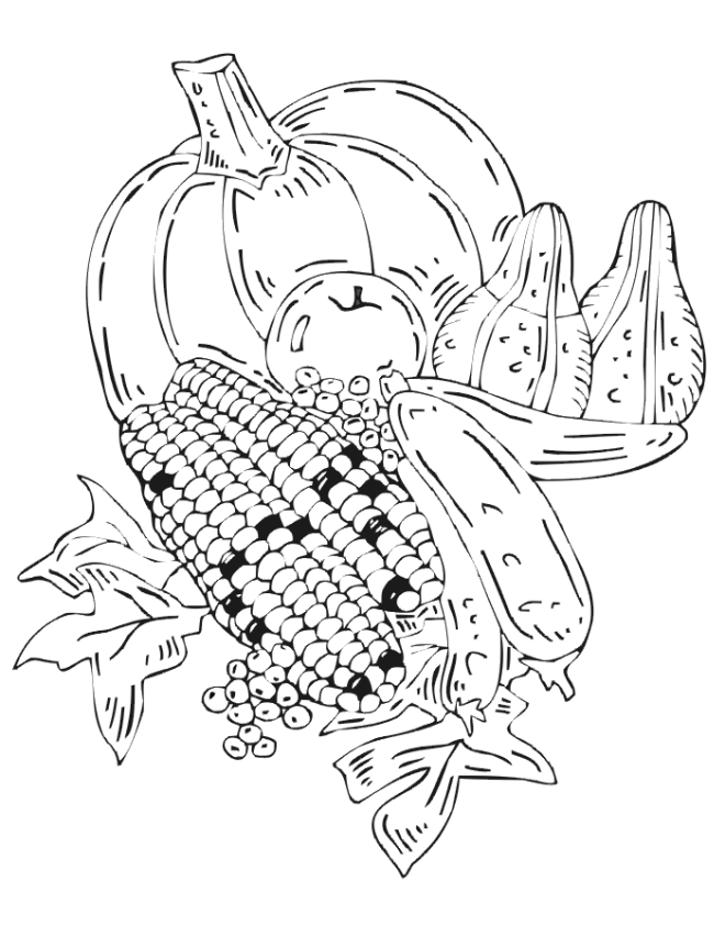 fall food coloring pages printable jpg