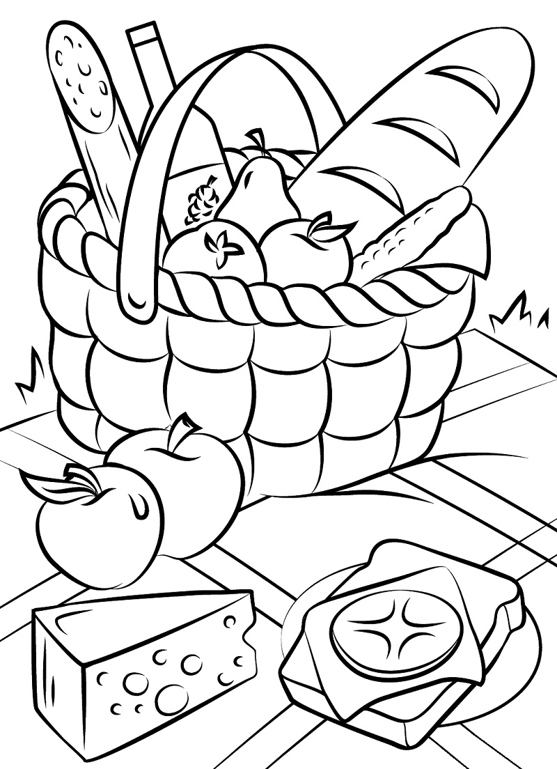 32 Fall Food Coloring Pages Printable 30