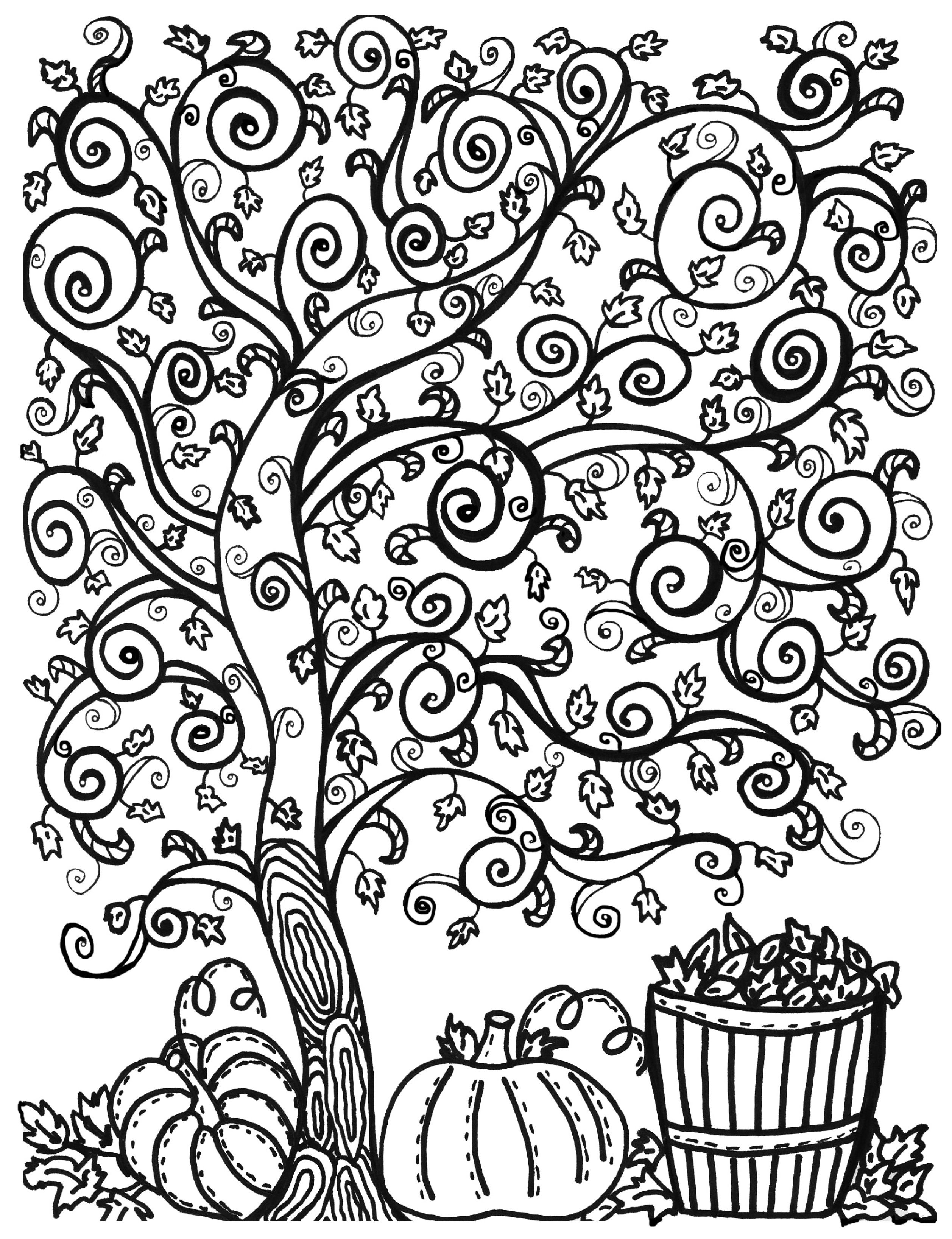 fall food coloring pages printable jpg