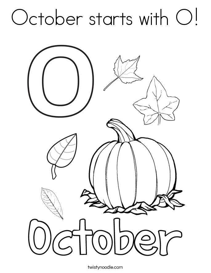 32 Festive October Coloring Pages Printable 16