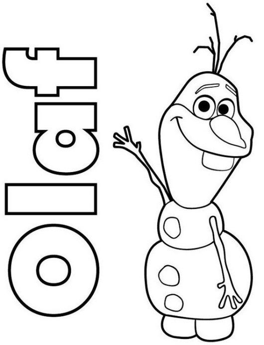 32 Frozens Olaf Coloring Pages Printable 10