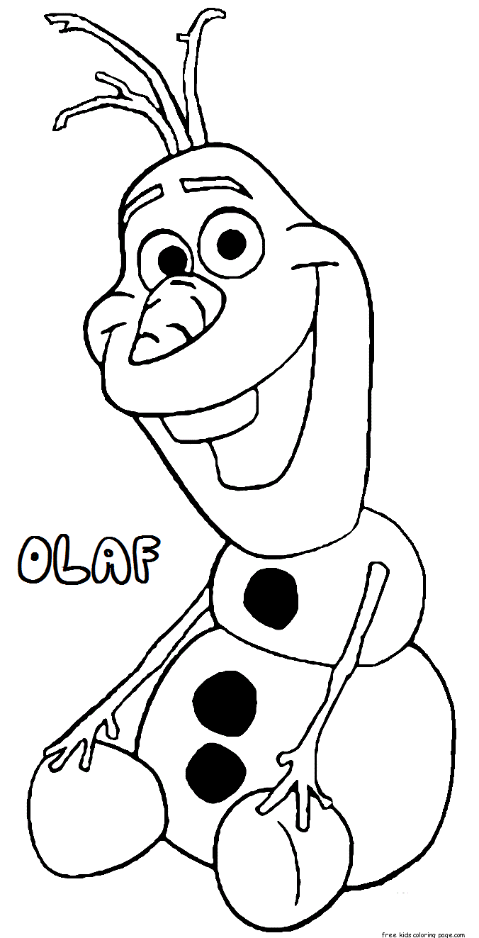 32 Frozens Olaf Coloring Pages Printable 14