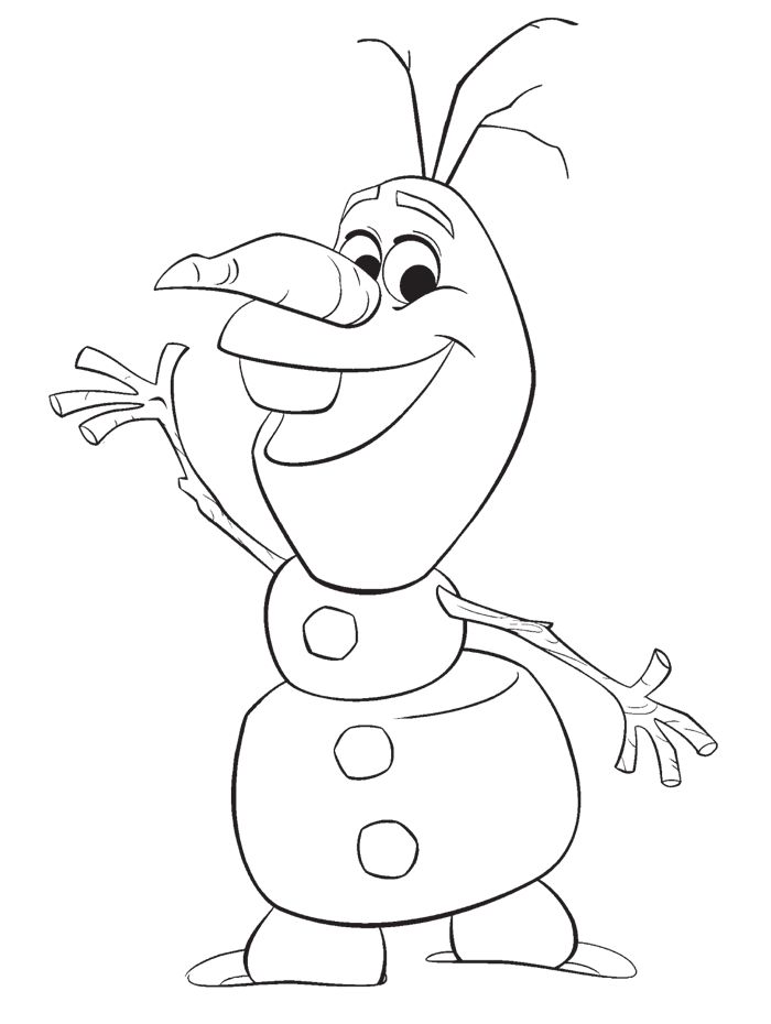 32 Frozens Olaf Coloring Pages Printable 17