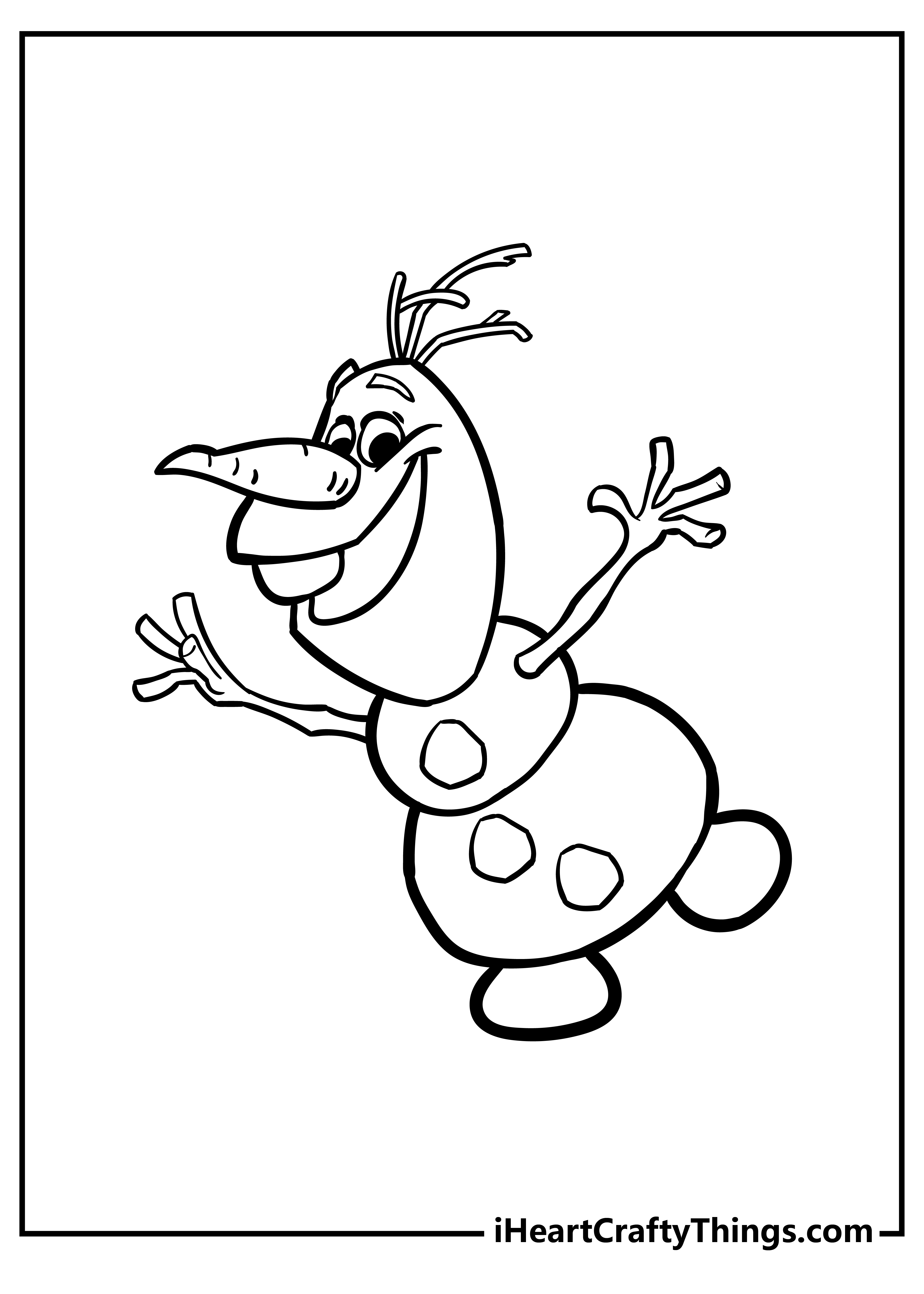 32 Frozens Olaf Coloring Pages Printable 20