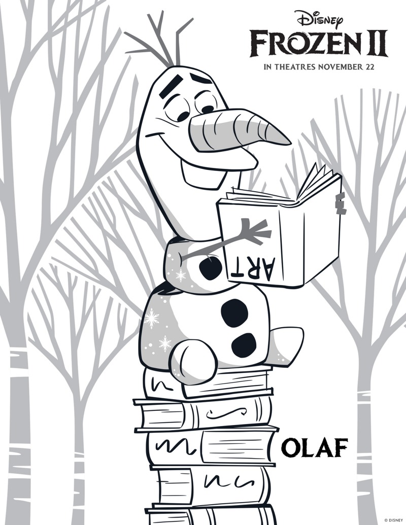 32 Frozens Olaf Coloring Pages Printable 21