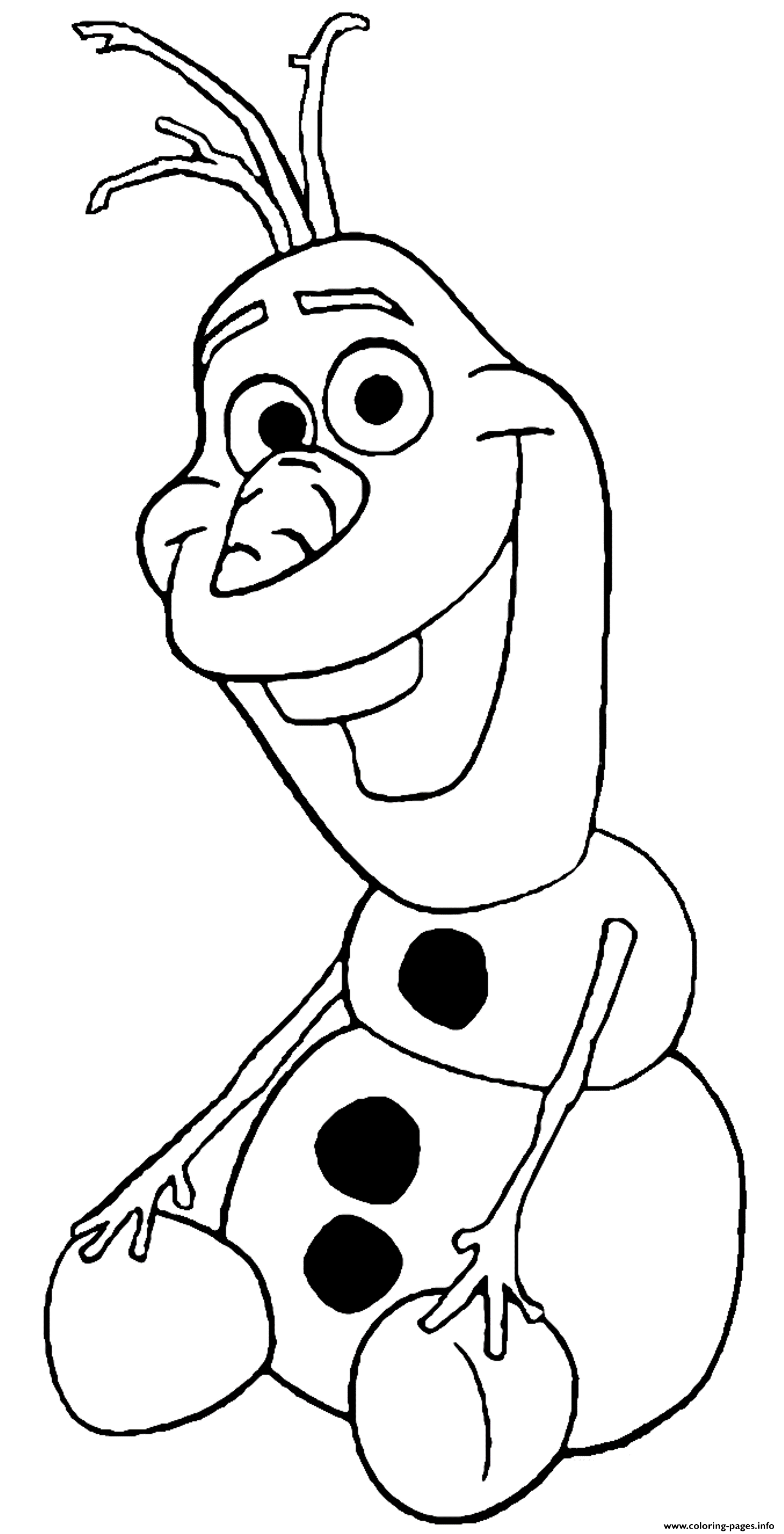 32 Frozens Olaf Coloring Pages Printable 29