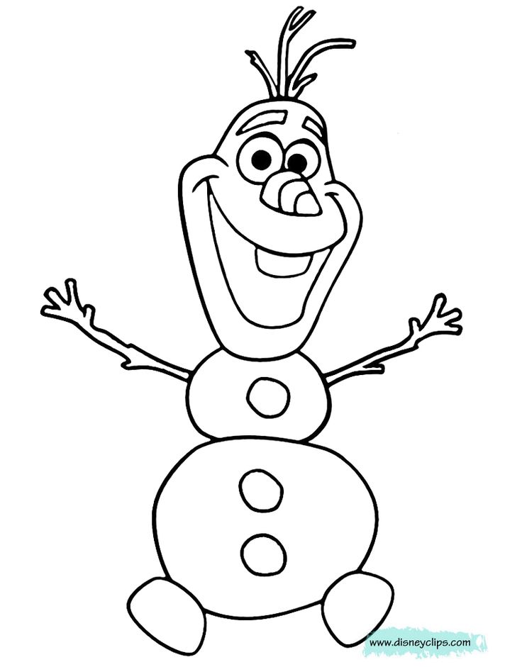 32 Frozens Olaf Coloring Pages Printable 4