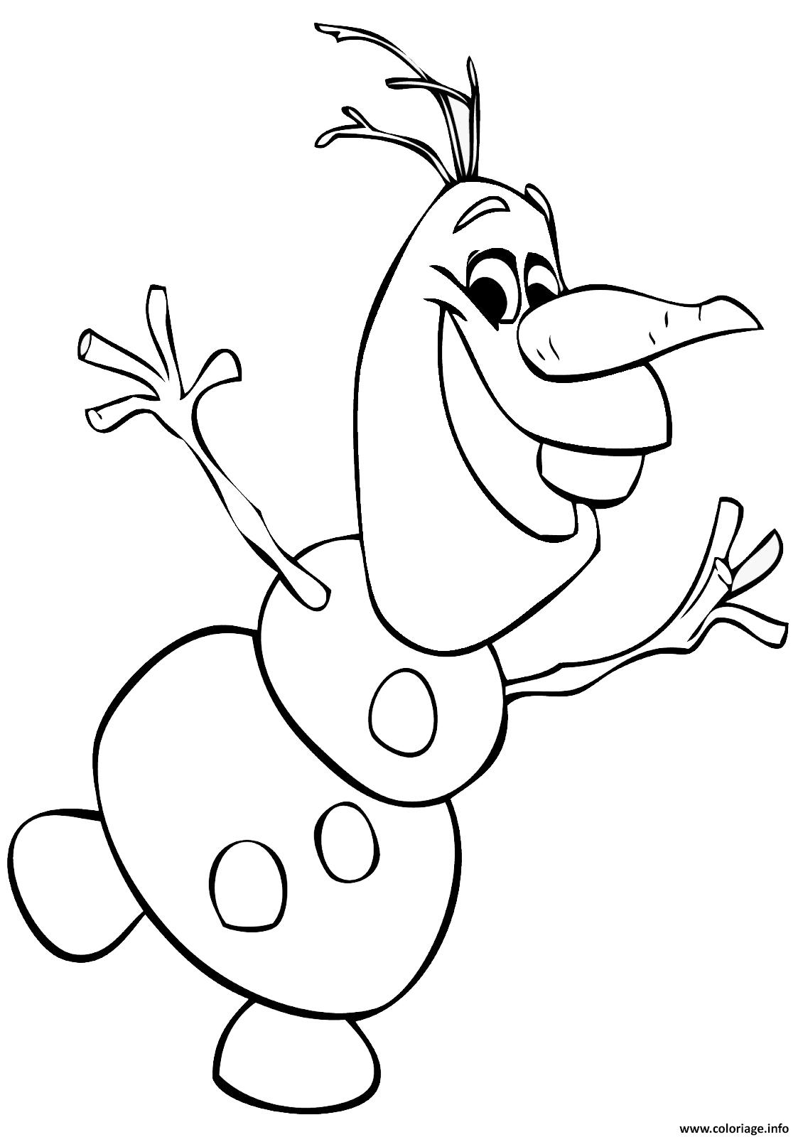 32 Frozens Olaf Coloring Pages Printable 7