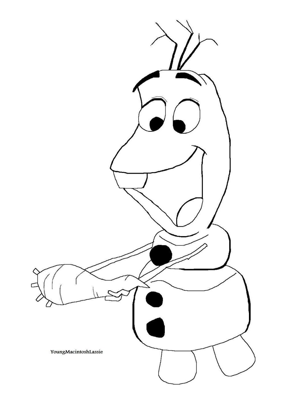 32 Frozens Olaf Coloring Pages Printable 8